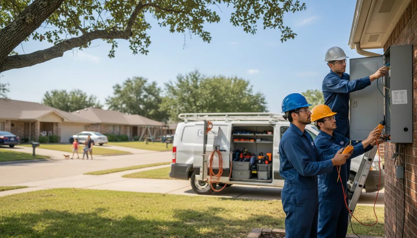 Certified electrician providing emergency electrical services in Lebeau, LA